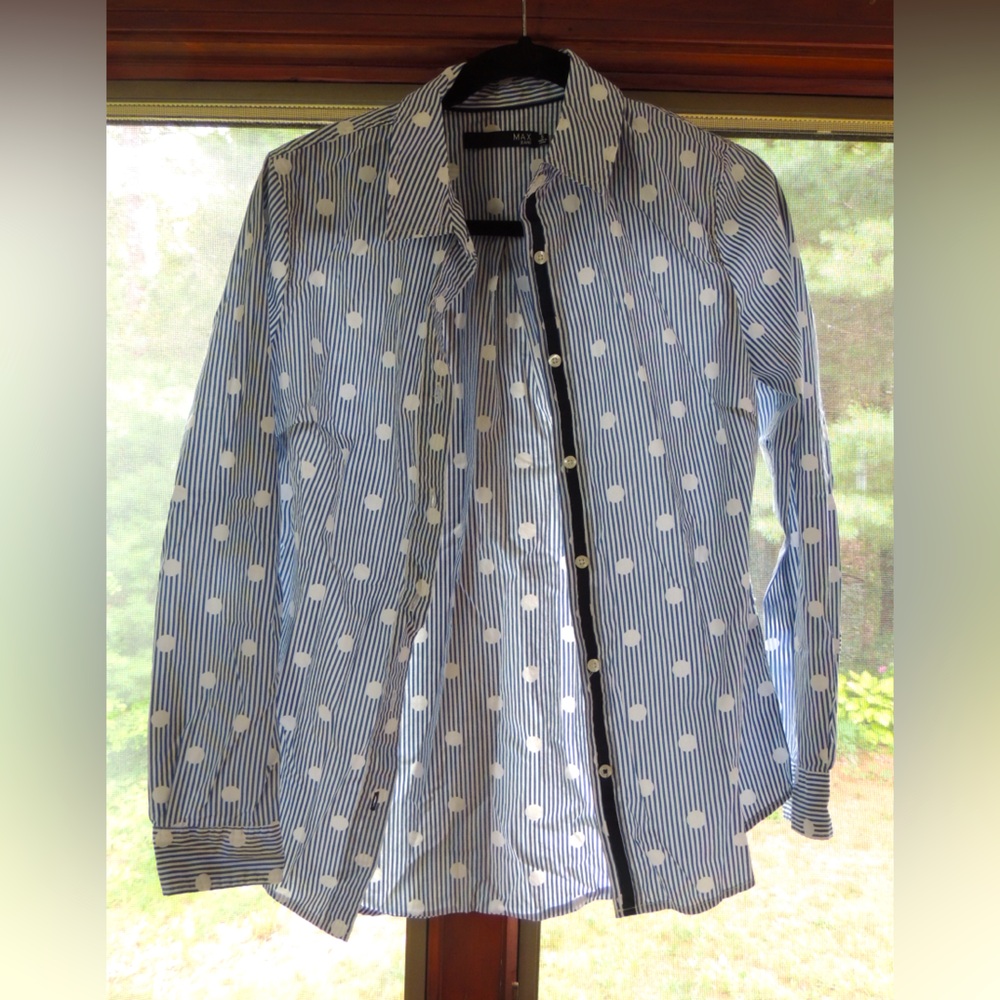 Max Jeans Striped Polka Dot Shirt